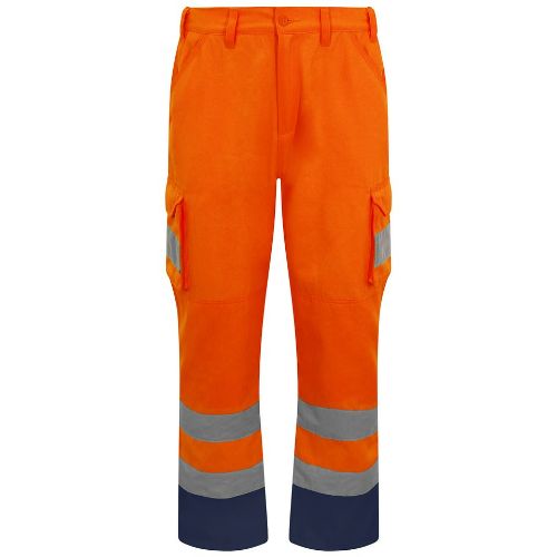 Prortx High Visibility Cargo Trousers HV Orange